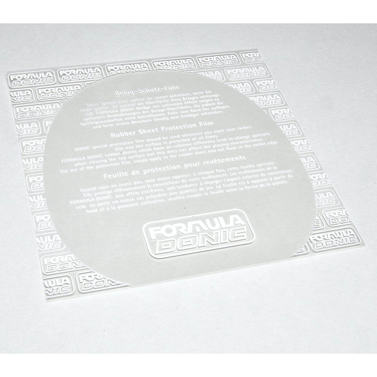 DONIC RUBBER PROTECTION SHEET FORMULA