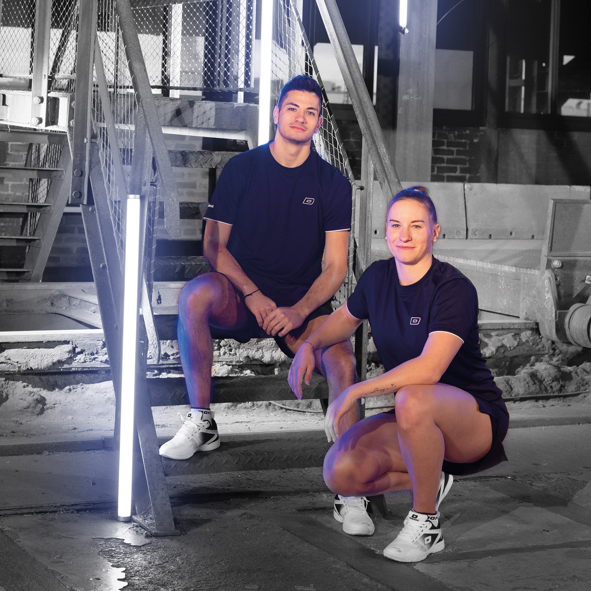 DONIC T-Shirt BLACK SERIES