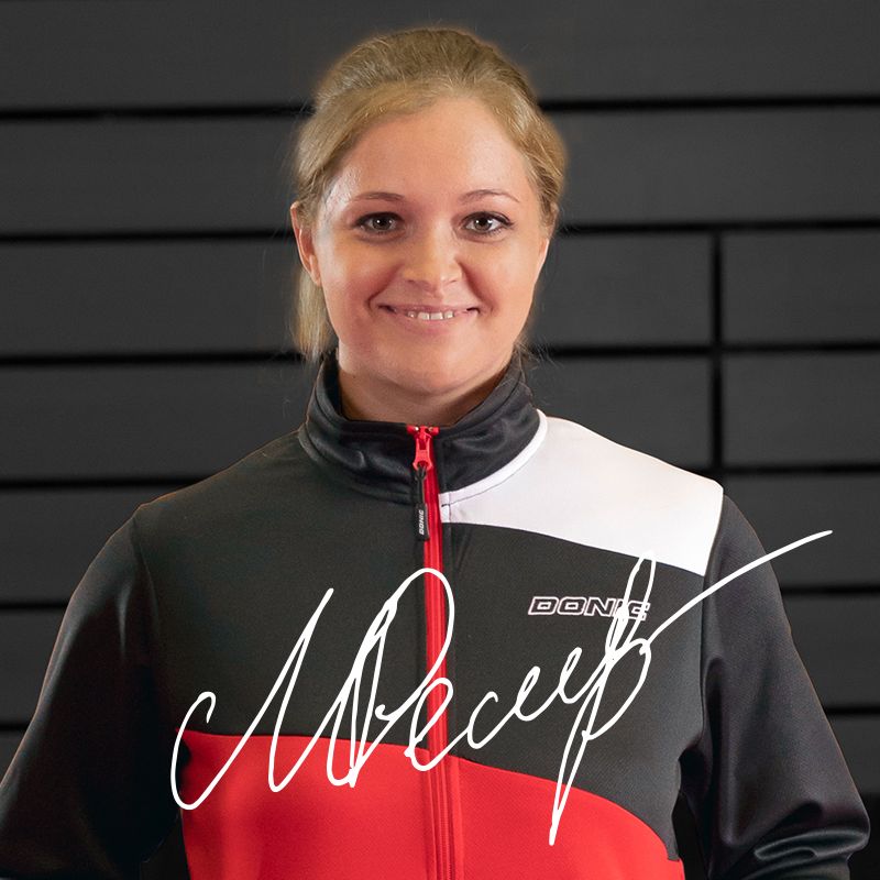DONIC-Tischtennisspielerin Pesotska Margaryta